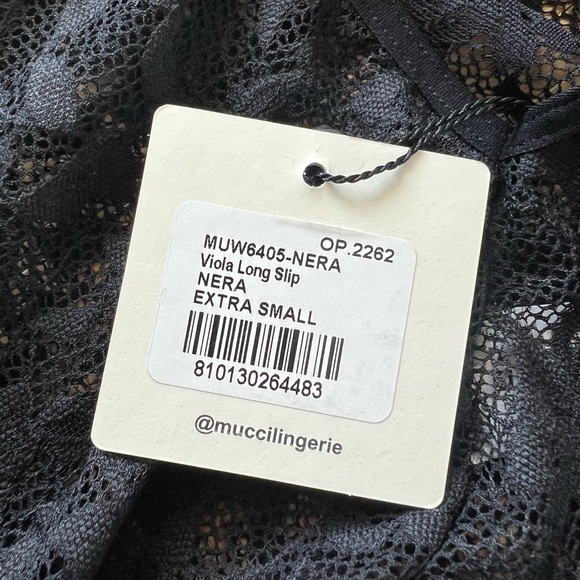 MUCCI Viola Lace Slip in Nera XS - Picture 6 of 6